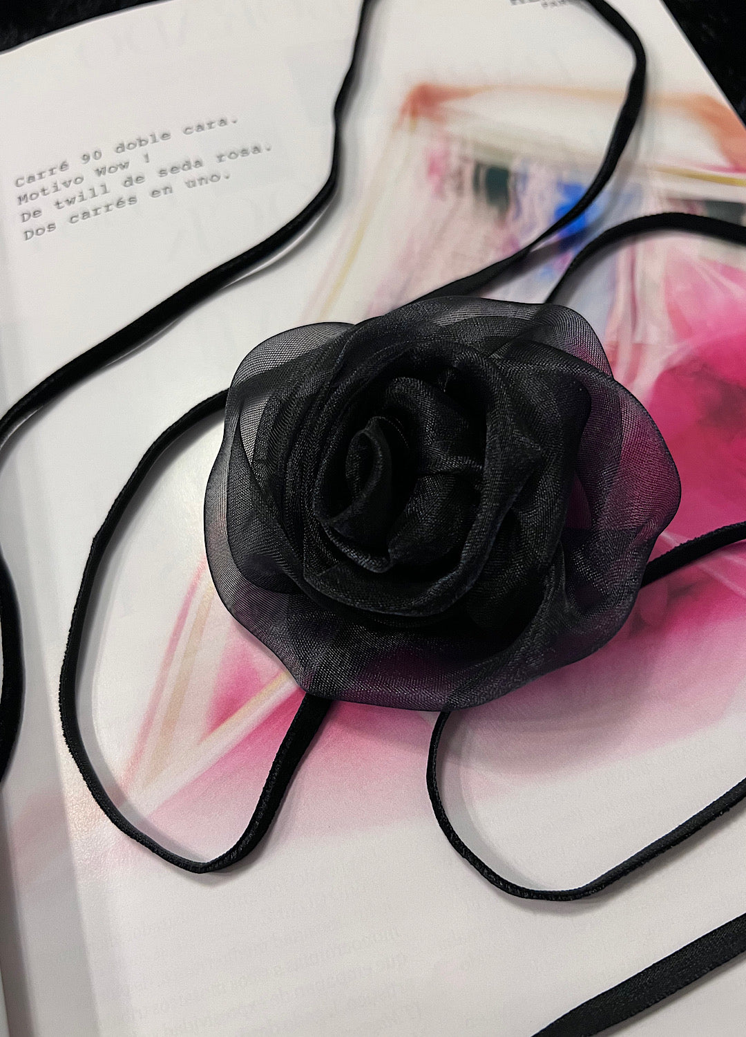 Choker ROSA organza