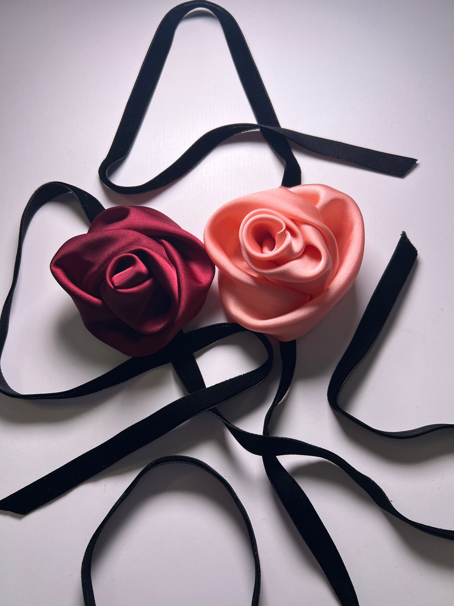Choker ROSA de satén